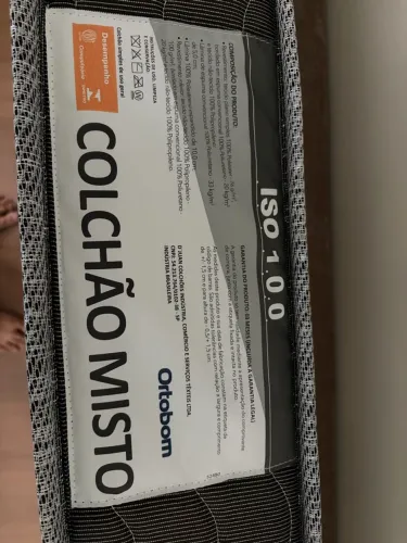 Colchão solteiro ortobom misto D33