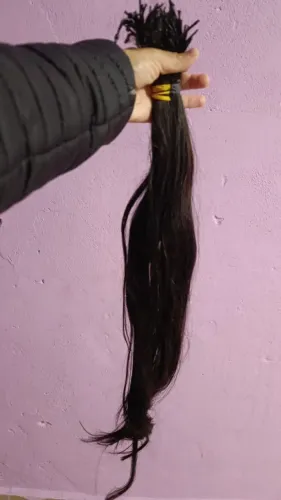 Cabelo humano, vietnamita com 170 gramas, longo 60 Cm, ja preparado com a keratina!