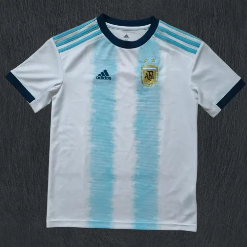 Camisa Argentina Infantil Adidas 2019 - Tamanho 12