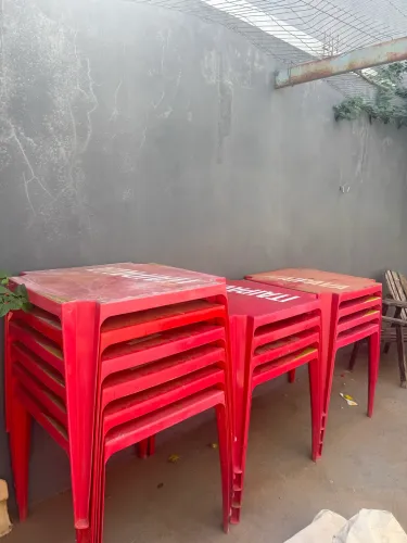 Mesa de plástico bar e restaurante
