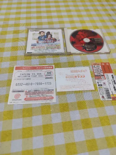 Capcom vs SNK Dreamcast Japonês Original CIB + OBI/Encarte