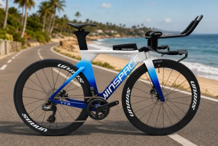 Bike Winspace TT3 | TAMANHO P | Carbono T700/T800 | Câmbio Eletrônico | Potenciômetro