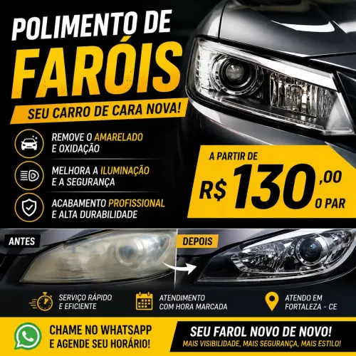 Polimento de Faróis