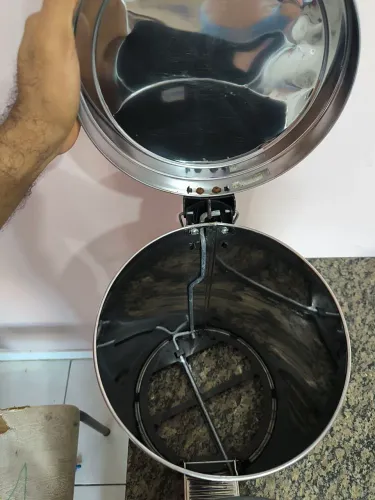 Lixeira Inox 20l Tramontina 