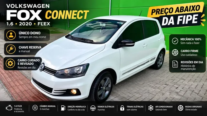 Volkswagen Fox Connect 1.6 Flex 8V 5P 2020