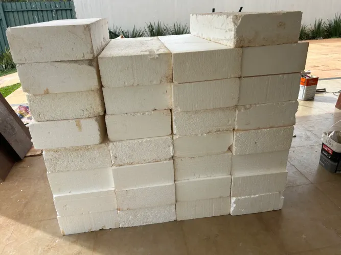 Bloco / Lajota de Isopor EPS
