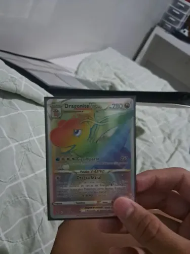 PREÇO MAIS BARATO DO MERCADO! DRAGONITE votar (arco iris) pokemon go CONSERVADO 