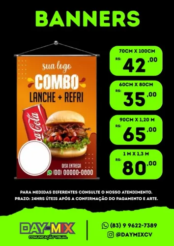 Banner para comercio