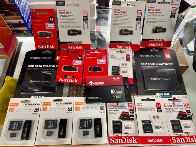 Armazenamento SSD Pendrive MicroSd - Solução
