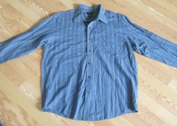 camisa social e casual calvin klein azul manga longa tamanho g