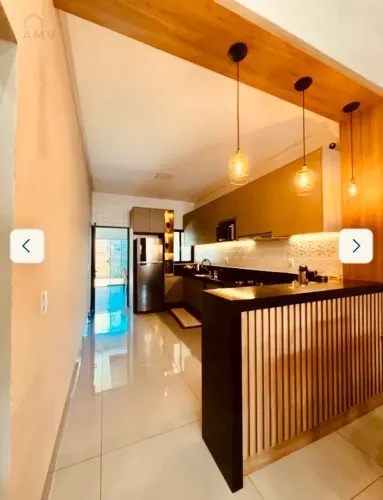 Casa mobiliada com145m² com 03 Quartos - sendo 02 suítes no Jardim Atlântico - Goiânia - G