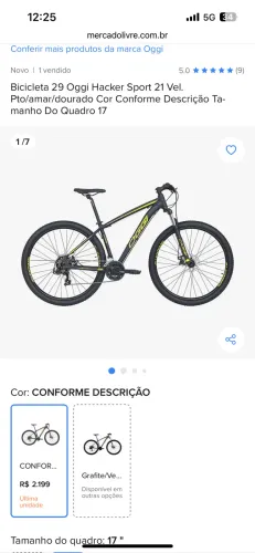 Bicicleta Aro29 Oggi