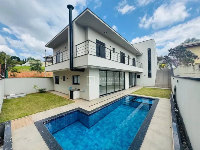Casa com 5 dormitórios para alugar, 340 m² por R$ 16.607,67 - Figueira Garden - Atibaia/SP