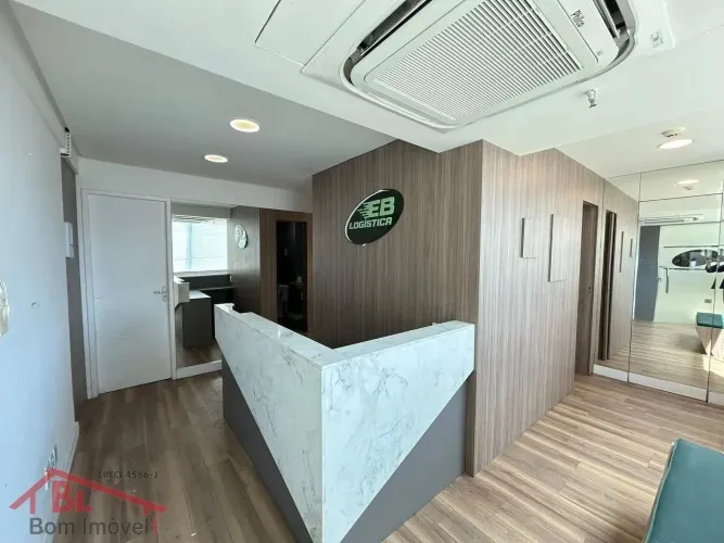 Sala comercial ao lado do shopping Recife, mobiliada e climatizada disponível para locação