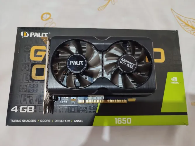 PLACA DE VÍDEO GTX1650 4GB OC PALIT