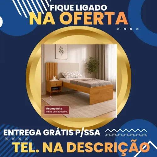 Cama Solteiro Entrega Hoje Grátis para Salvador / Pague ao Receber