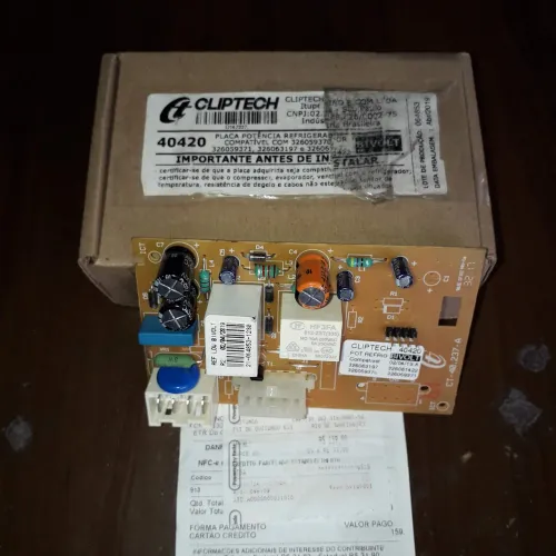 Placa de potência para geladeira modelo 40420 , marca cliote h