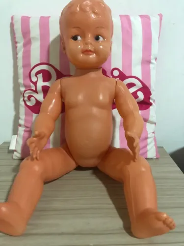 Boneco meninão anos 90 plástico bolha