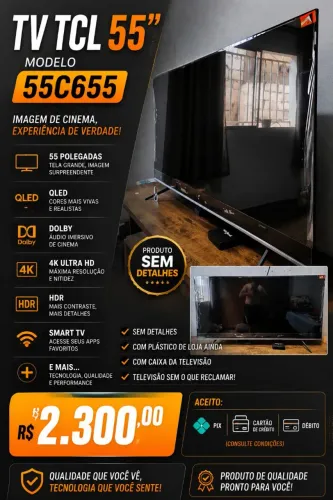 Televisão tcl 55 polegadas