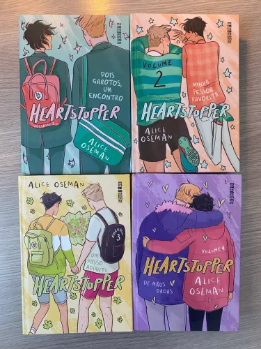 Heartstopper - Kit Capa dura, 4 livros