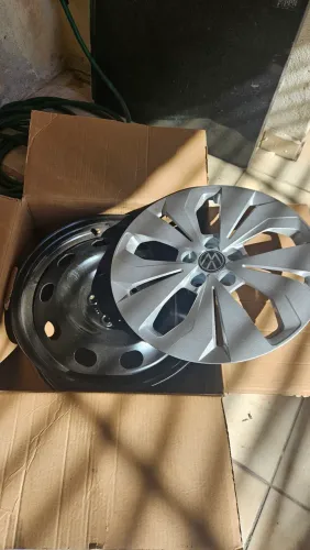 Jogo de Rodas Originais VW Aro 16 5 furos com bico Tcross, Nivus Etc