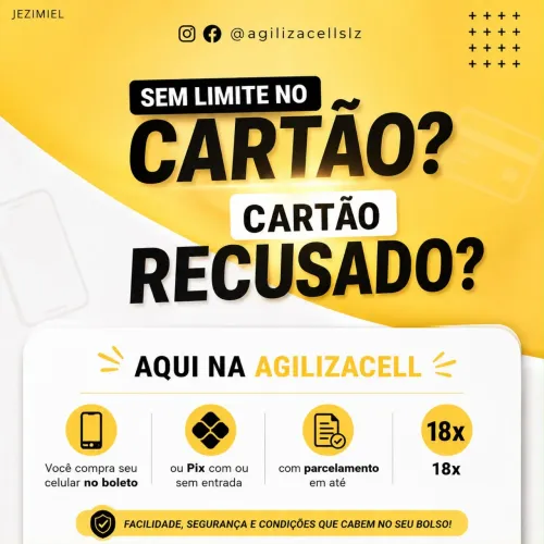 Celular no boleto
