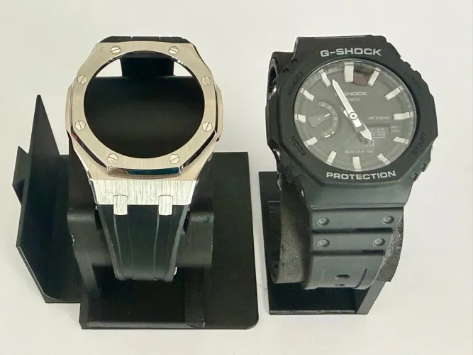 Casio G-Shock GA-2100 + Case Mod metal