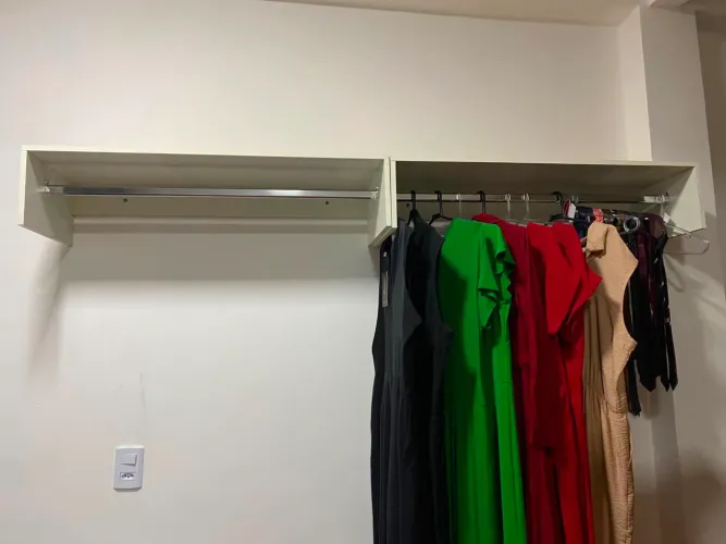 Cabideiro em mds branca