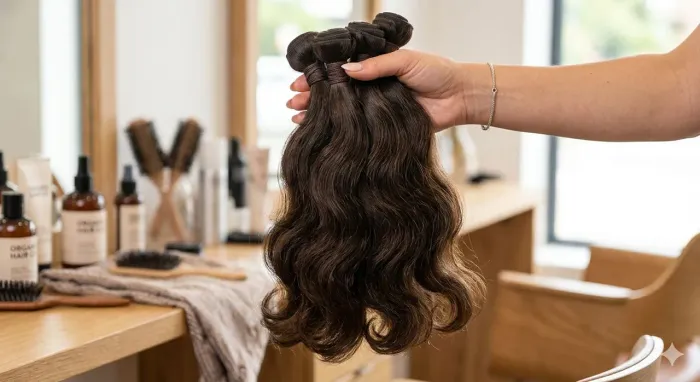 Cabelo humano pesado e virgem para vender