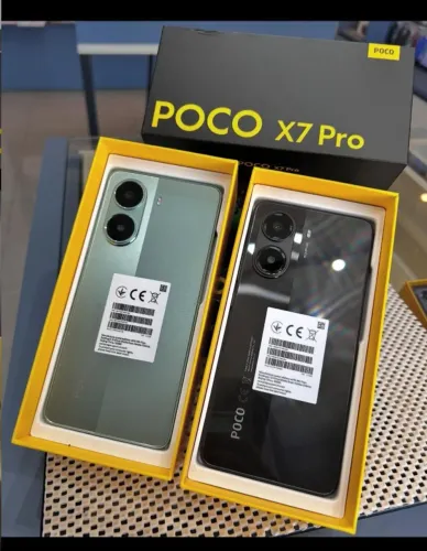 Pocophone X7 Pro ( 5G ) 512GB + 12GB RAM Global Preto e verde ( Poucas Unida