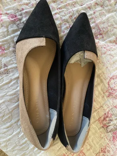 Sapato feminino camurça