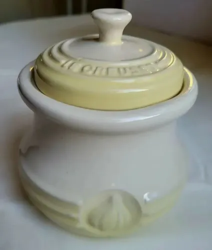 Raro!!! Primeiro Pote Alho da Coleção Potes Le Creuset