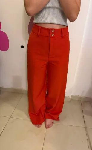 Calça Alfaiataria Laranja Cheroy P/M