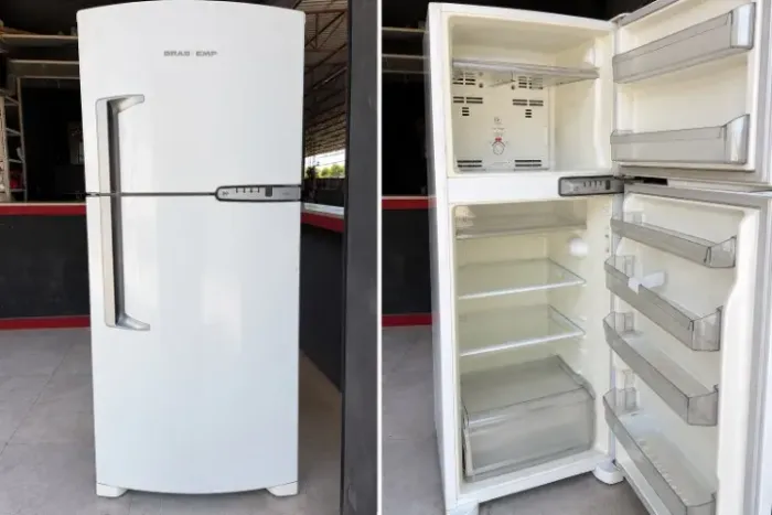 Geladeira Brastemp Frost Free 352L Duplex Branca - 127V (Modelo BRM39E)