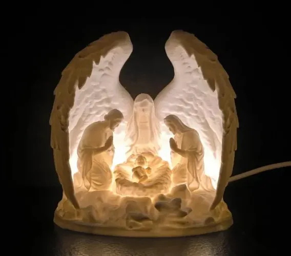 Luminária presépio com LED USB