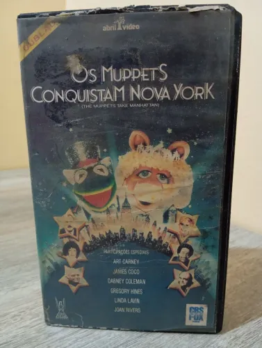 Os Muppets Conquistam Nova York VHS Original - Clássico dos Anos 80