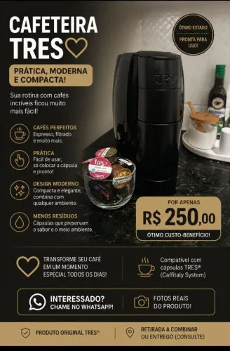 CAFETEIRA TRES CORAÇÕES