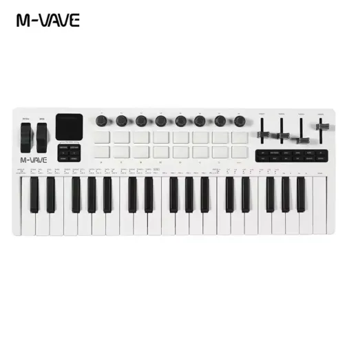 Controlador MIDI M-VAVE SMK-37 PRO Bluetooth Com Sintetizador