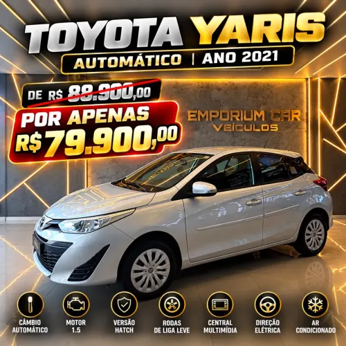 Toyota Yaris Live 1.3 Flex 16V 5P AUT 2021