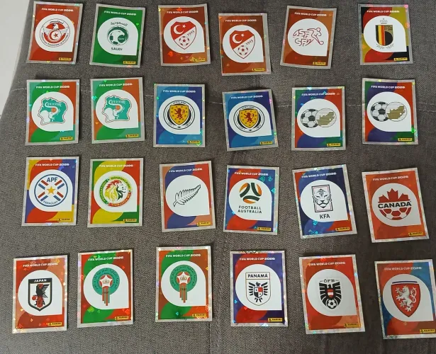 10 Figurinhas brilhantes copa do mundo 2026 - R$30