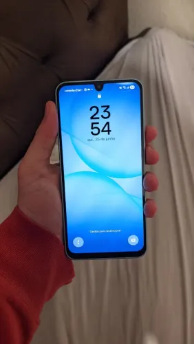 Celular Galaxy A17 novo, apenas aberto para testar o funcionamento.