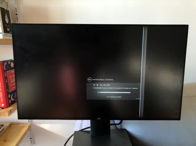 Dell U2419H (funcionando com listras)