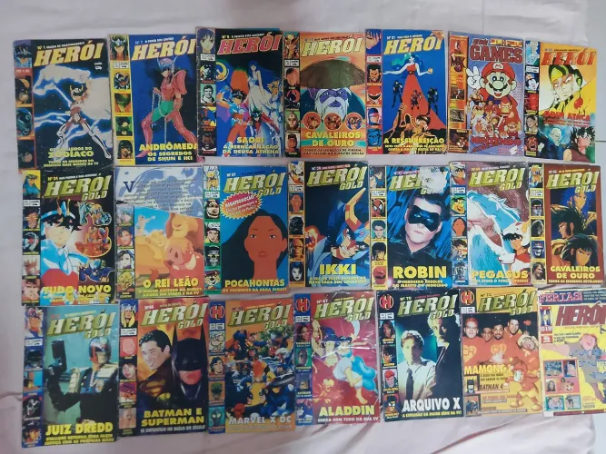 Coleção de Revistas HEROI com 21 (Editora Sampa)