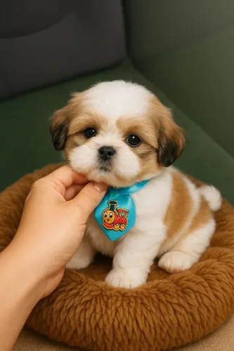 Shih Tzu brincalhão 