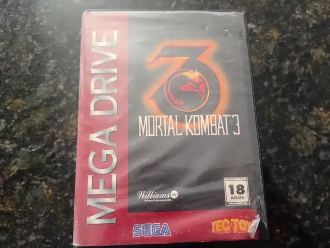 Mortal Kombat 3 Original Com capa Mega Drive!