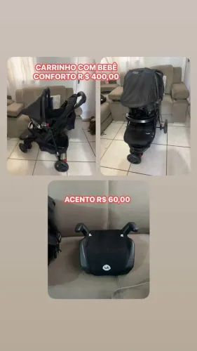 Carrinho e bebê conforto / Acento Carro
