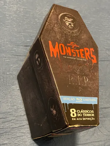 Blu-ray coleção monsters - universal com 8 clássicos do terror