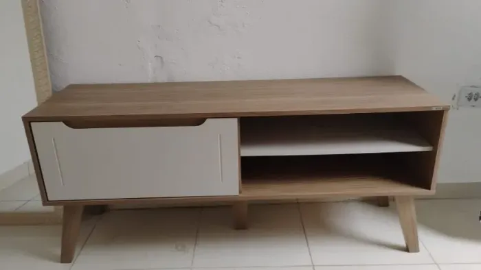 Rack de TV Artely - Carvalho / Off White
