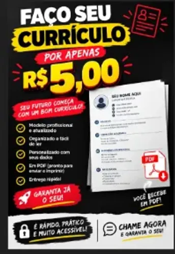 CURRICULO EM PDF 5,00