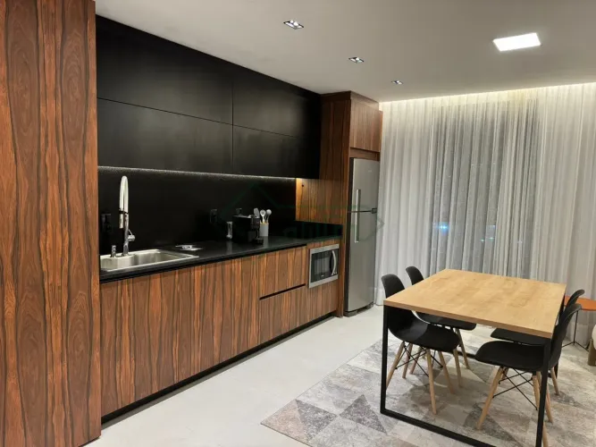 STUDIO NO SAGUAÇU | 34 M² | 01 VAGA | MOBILIADO | CONDOMÍNIO COMPLETO